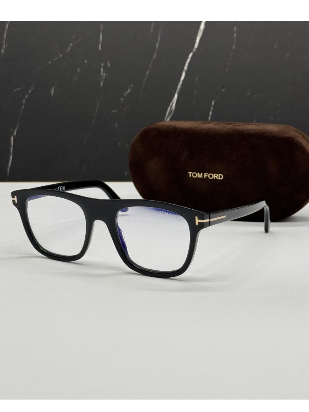 Authentic Tom Ford Eyeglasses TF5939 001 Black Square Eyewear